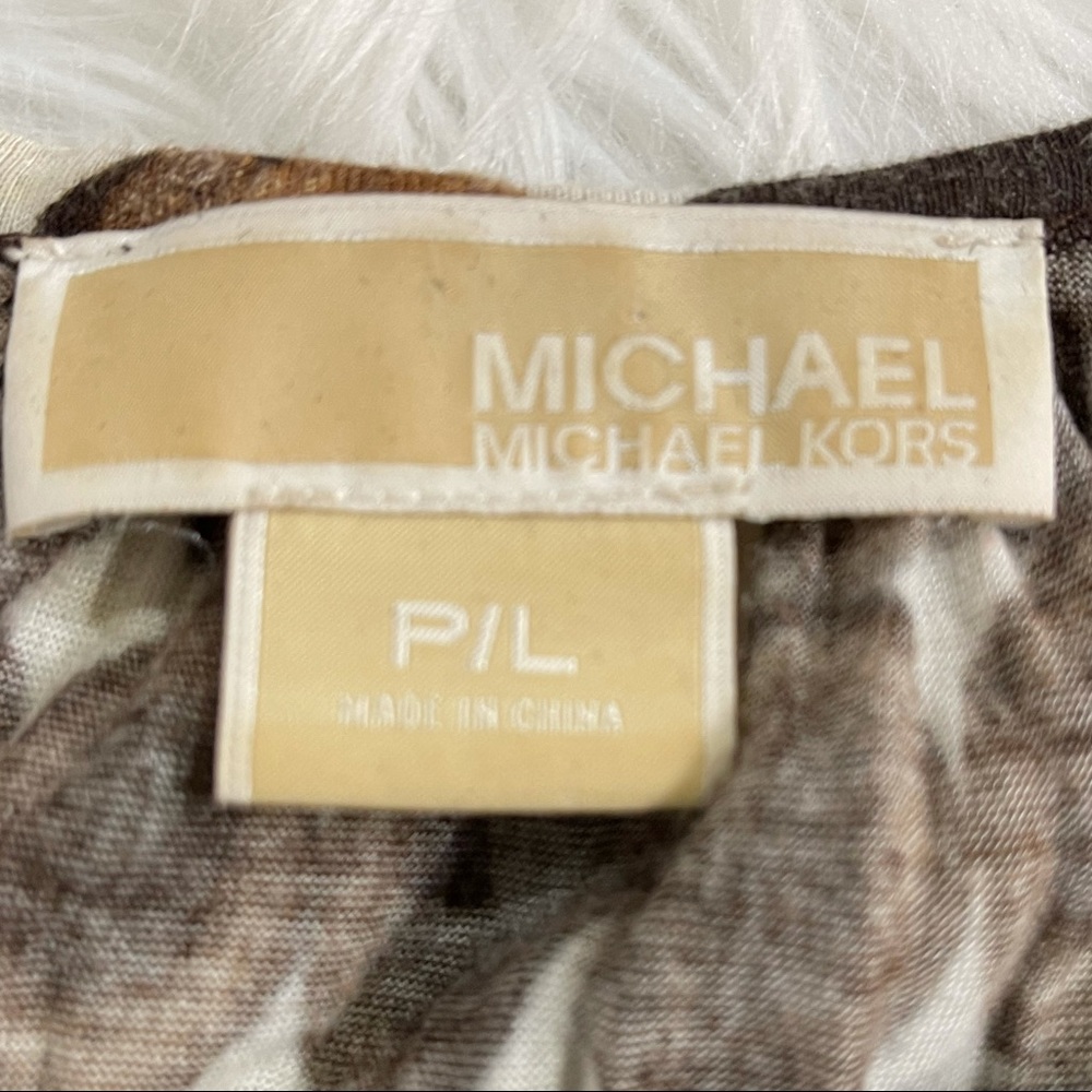Michael Kors Brown & White Top - Picture 5 of 6